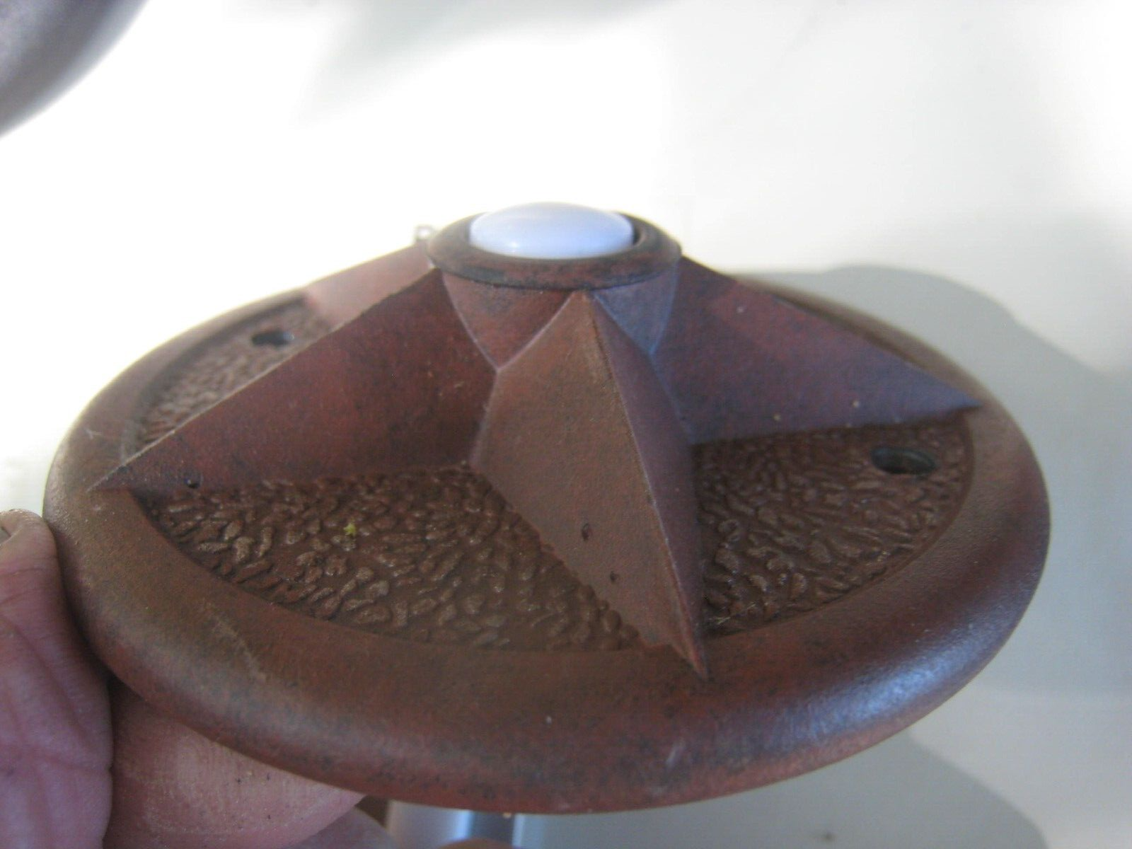 Craftmade PB3036-RI Surface Mount Lighted Doorbell Push Button RUSTIC IRON