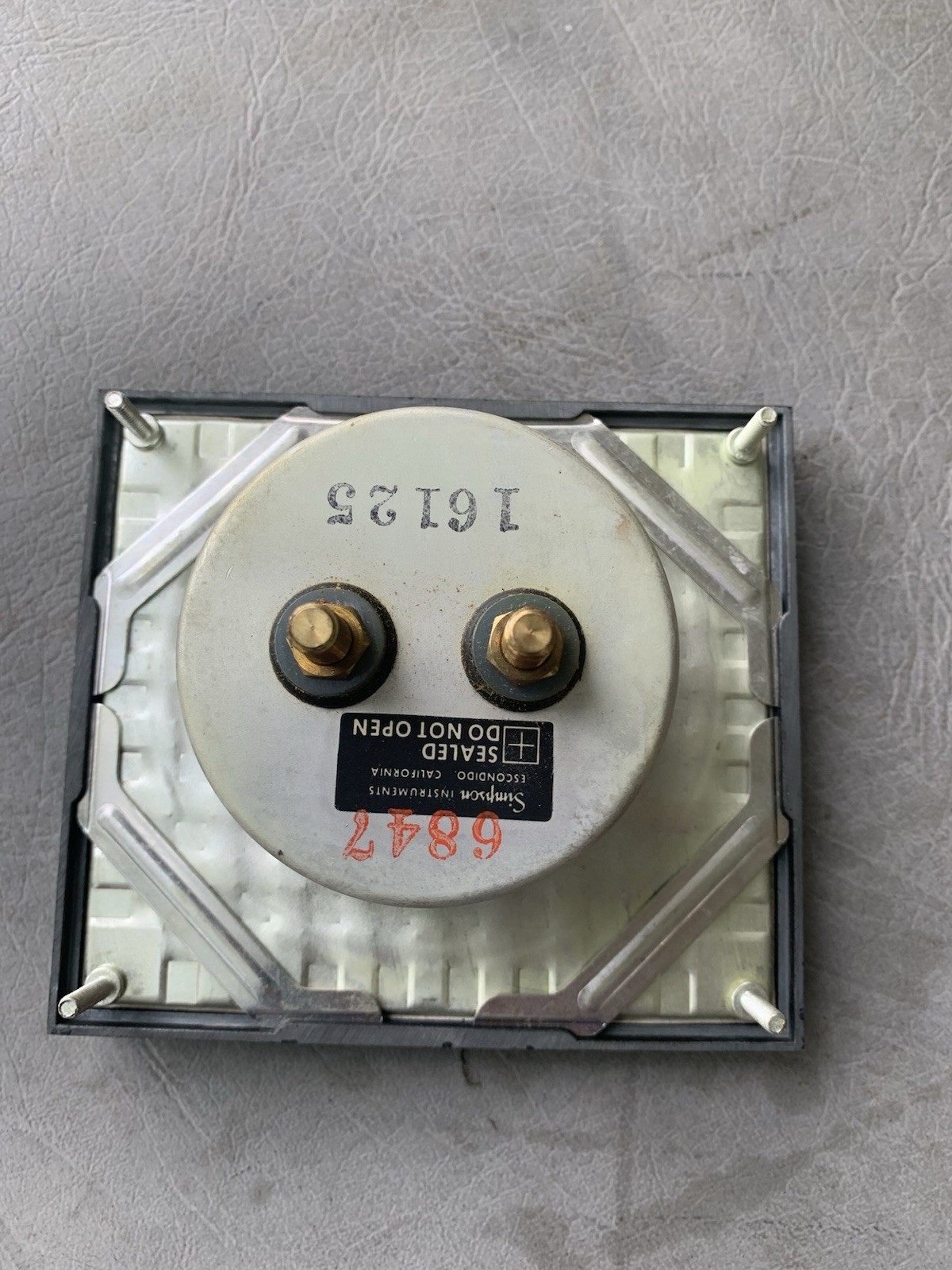 SIMPSON 16125, DC 0-500 VOLTS, DC Voltage Meter