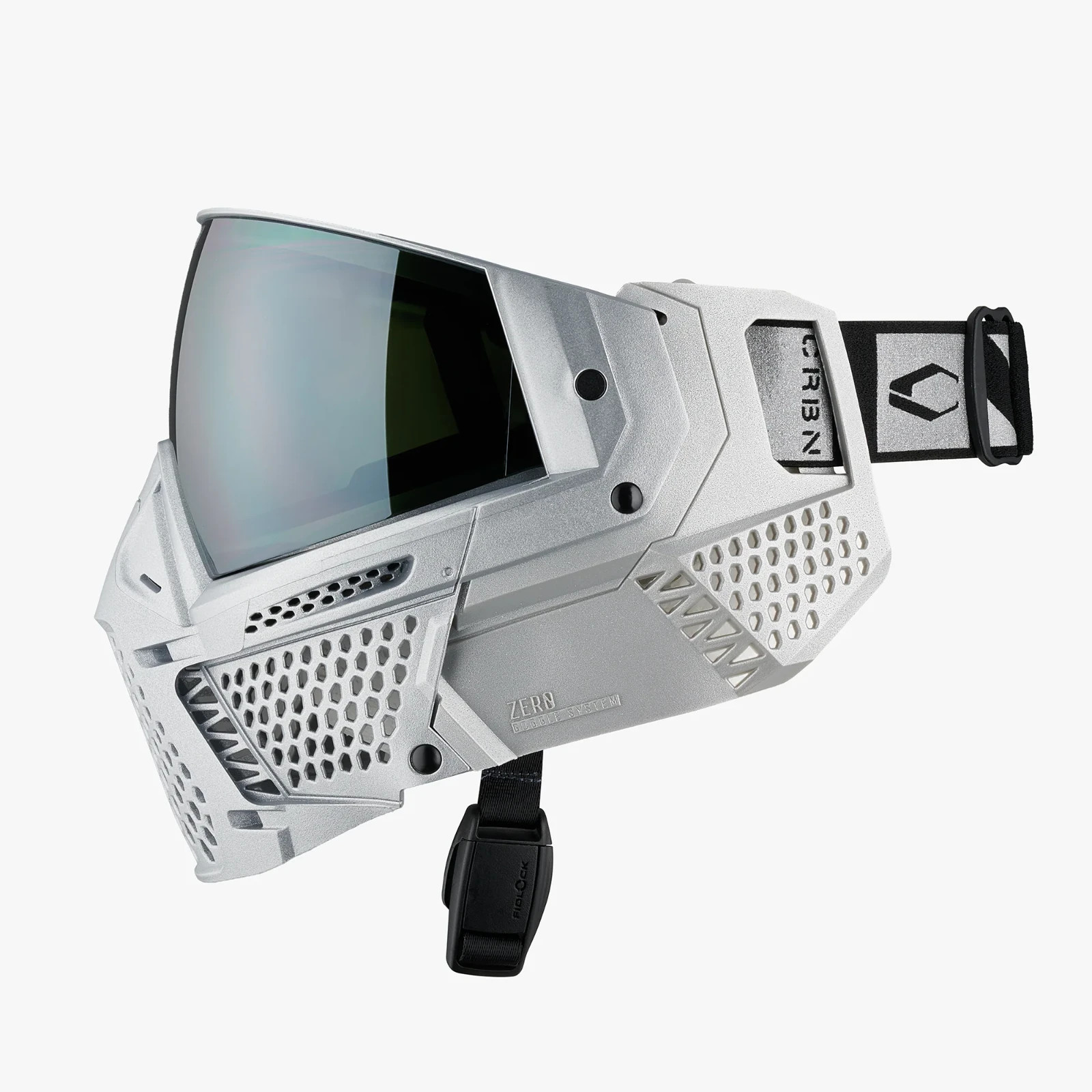 NEW CRBN ZERO PRO GRX Paintball - Airsoft Goggle - Less Coverage - ELMT SILVER