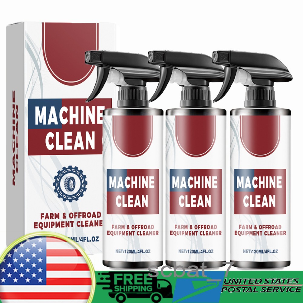 1~3x Heavy-Duty Outdoor All Purpose Cleaner, Machine Clean Spray 120ml