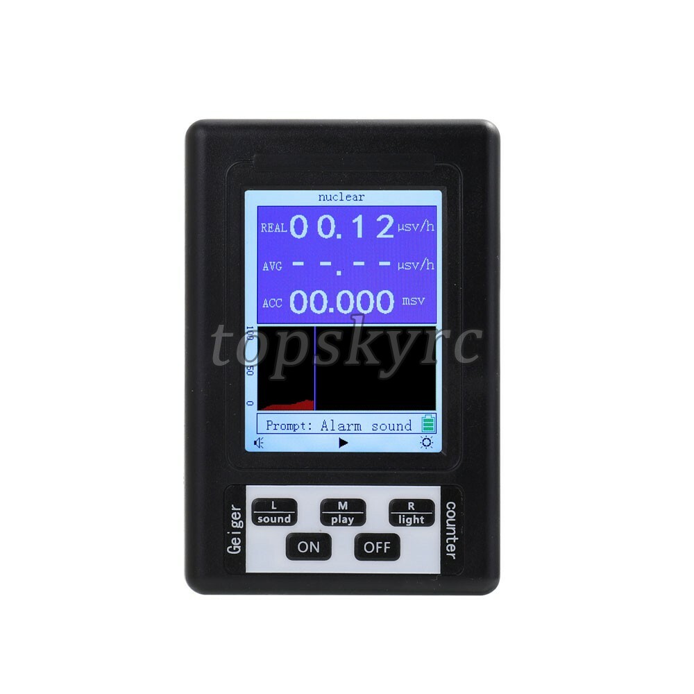 BR-9B Digital Display Nuclear Radiation Detector Geiger Counter Semi-functional