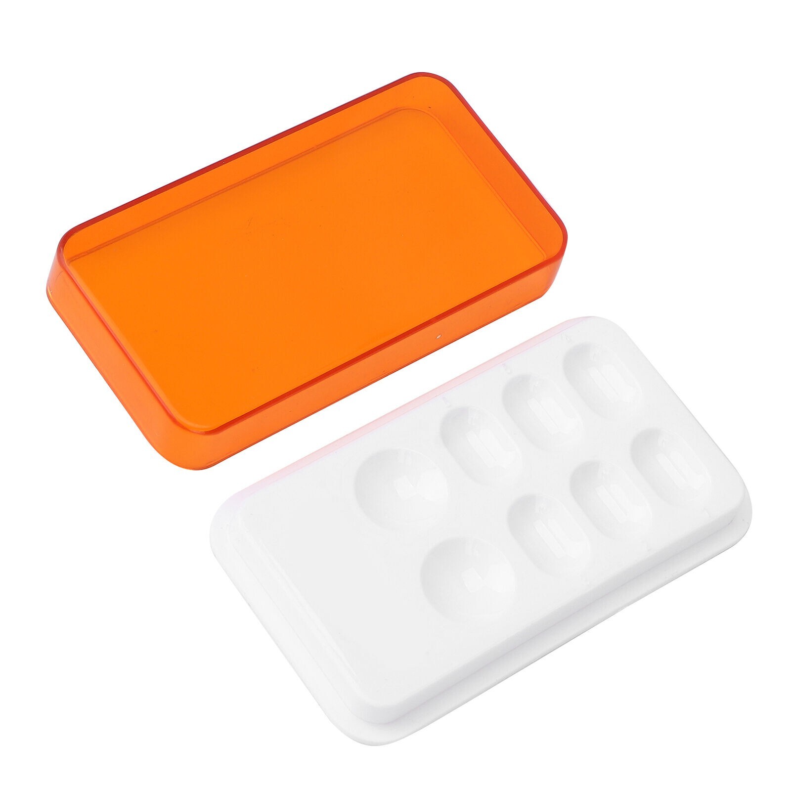 Dental Plastic Palette High Resistance 8 Slot Palette With Cover NEW