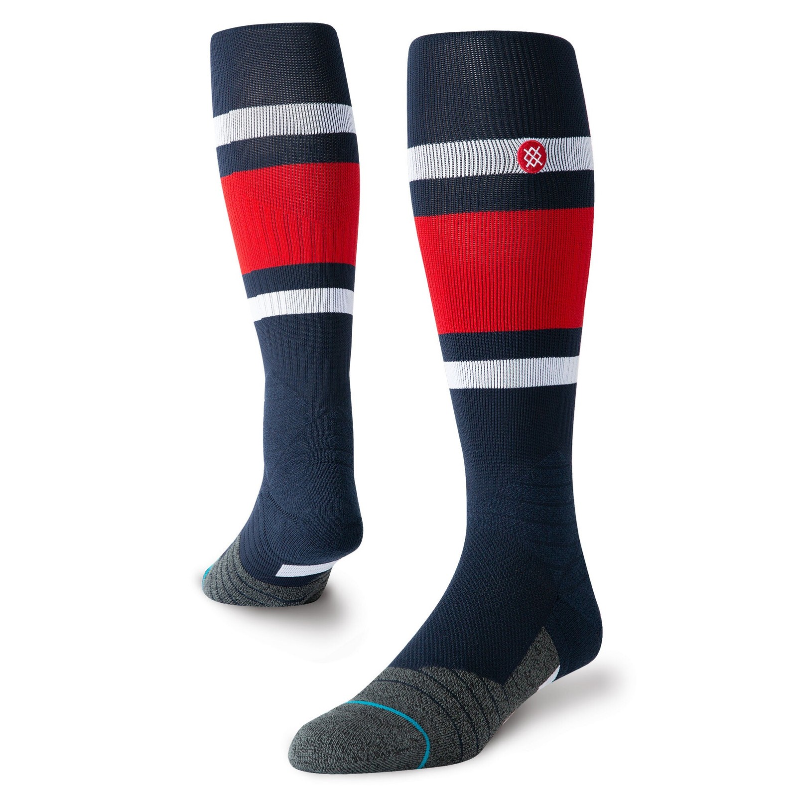 Stance MLB Diamond Pro Atlanta Braves Stripe OTC Socks (L)