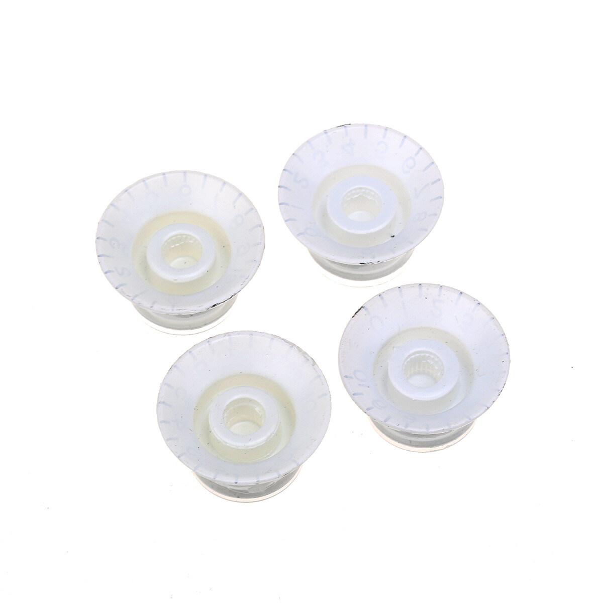 Musiclily Pro White Imperial Inch Guitar 2 Volume 2 Tone Knob For US Les Paul SG