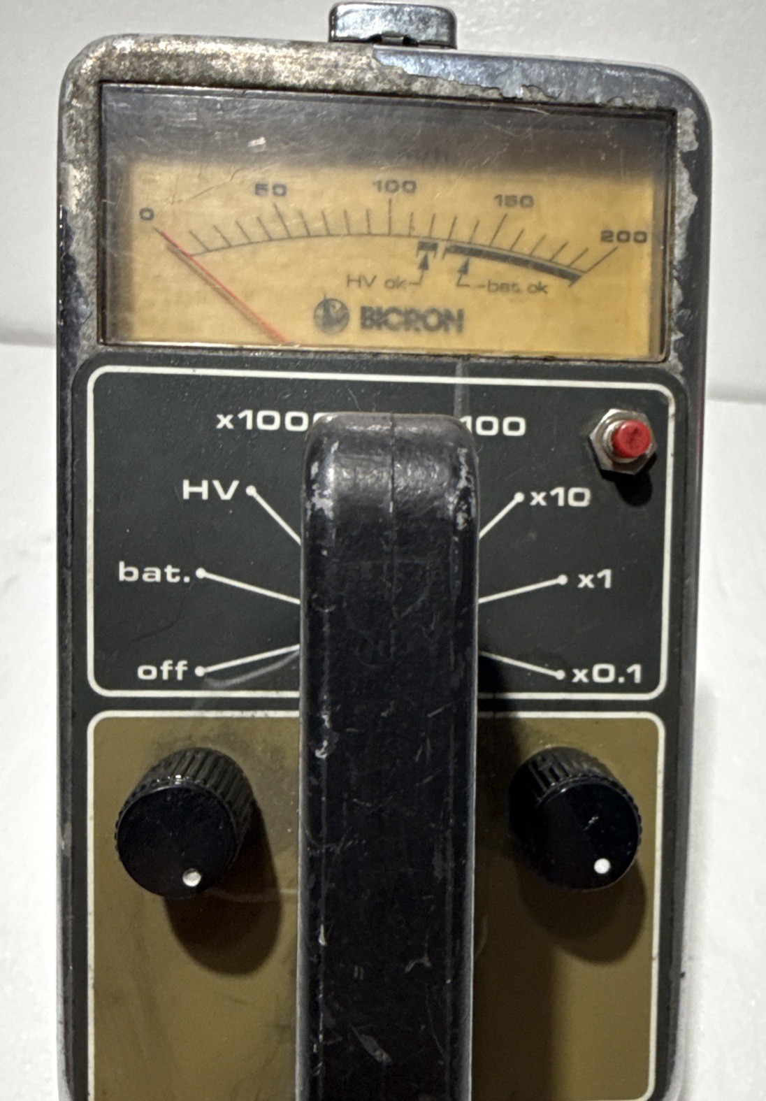 Thermo Scientific Micro Rem Survey Meter Radiation Detector Range Selector Dial