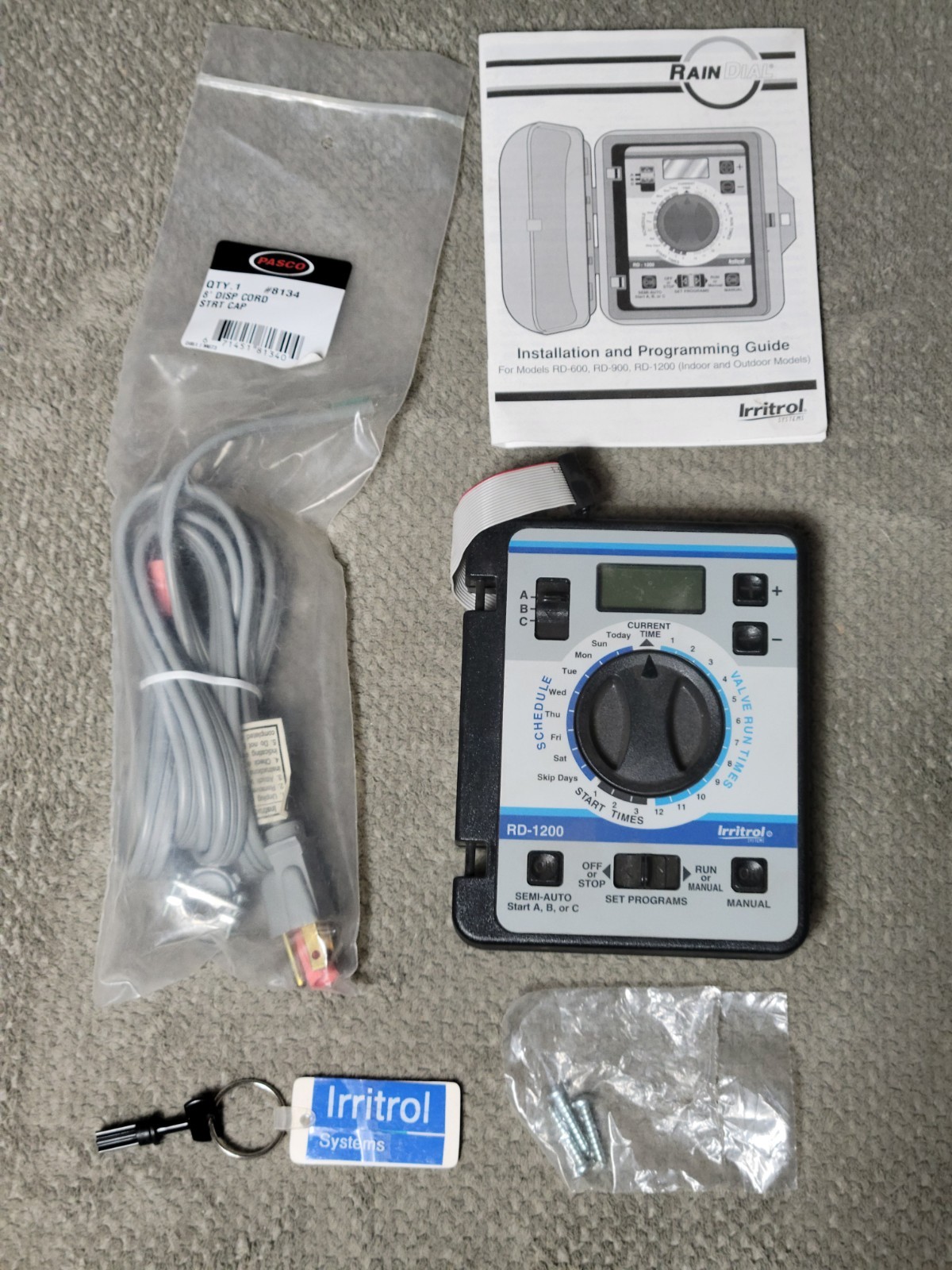 Irritrol Rain Dial RD-1200 12 Zone Irrigation Control Module Only - Untested