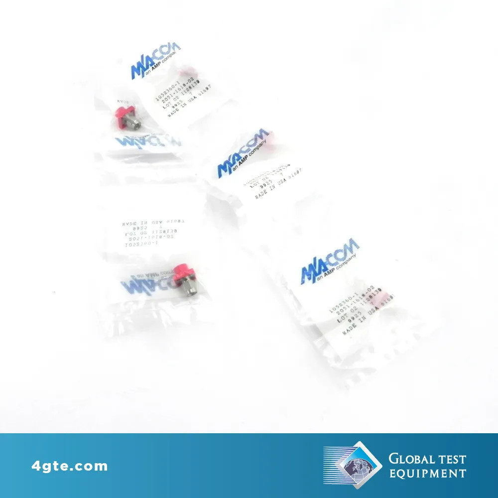 MA-Com 2051-1618-02  - NEW Lot of 5 SMA (m) Connector RF Coaxial Panel DC-18Ghz