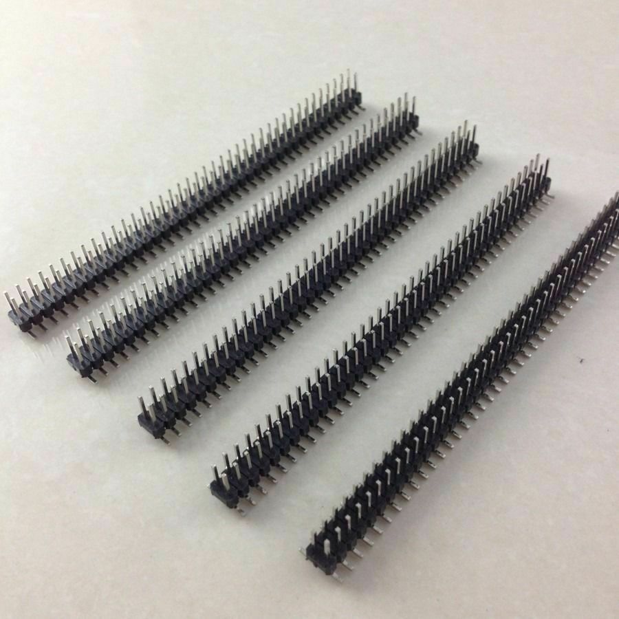 10pcs 2*40Pin SMD SMT 2*40Pin Male Double Row Pin Header Connector 2.54MM Pitch