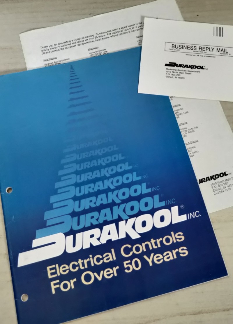 1987 DURAKOOL catalog relays switches  electrical products   C3