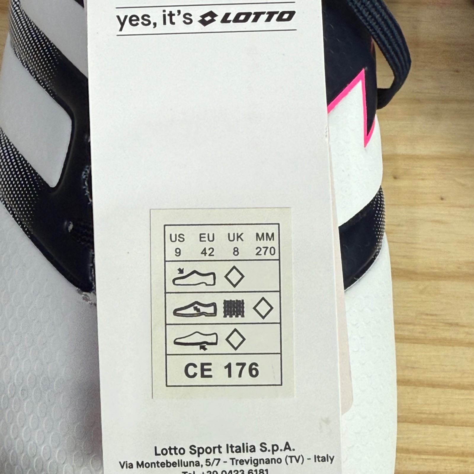 Lotto Maestro 100 IV FG Mens Soccer Cleats All White Navy Vivid Fuchsia 9 NWT