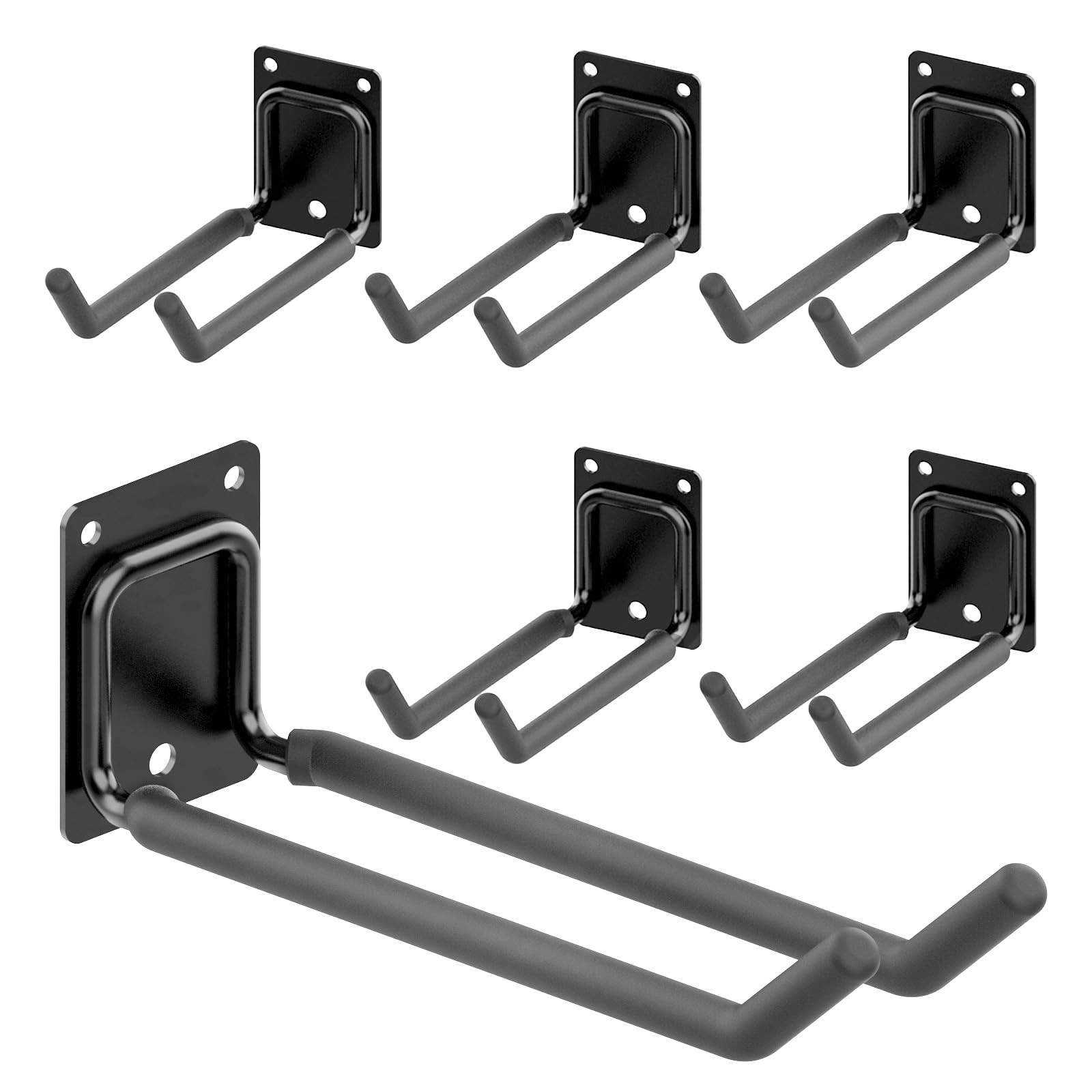 6 Packs 7.8inch Heavy Duty Garage Hooks, Garage Storage Organizer for Tool Or...