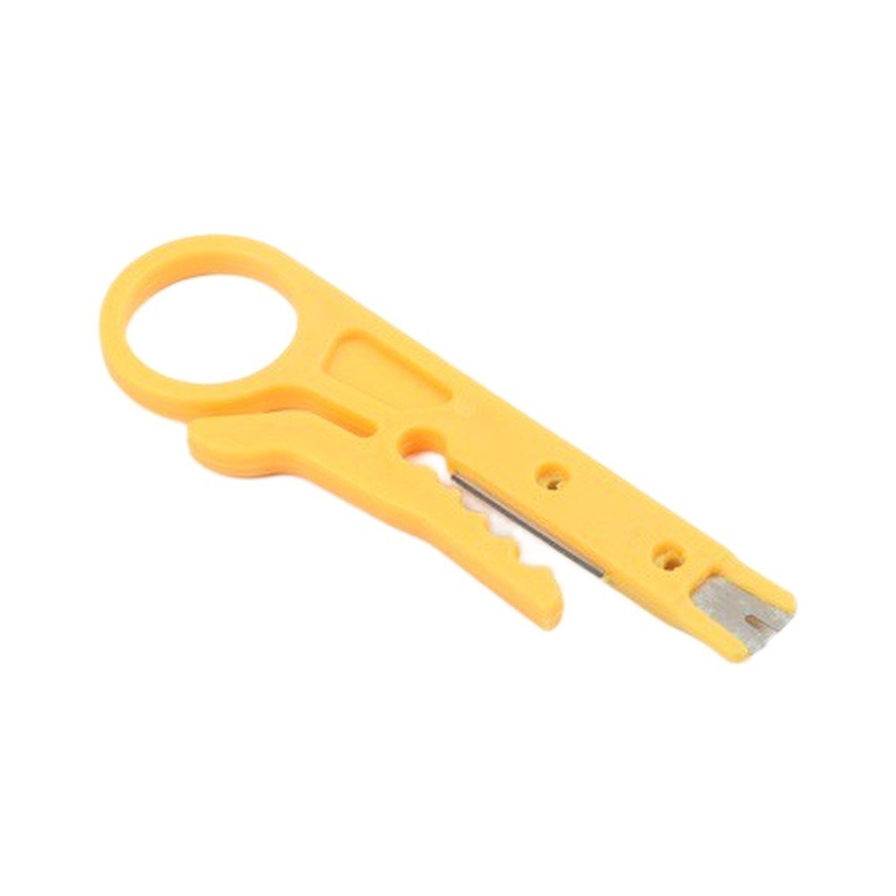 1pcs yellow for mini wire stripper multi-function tool suitable for network