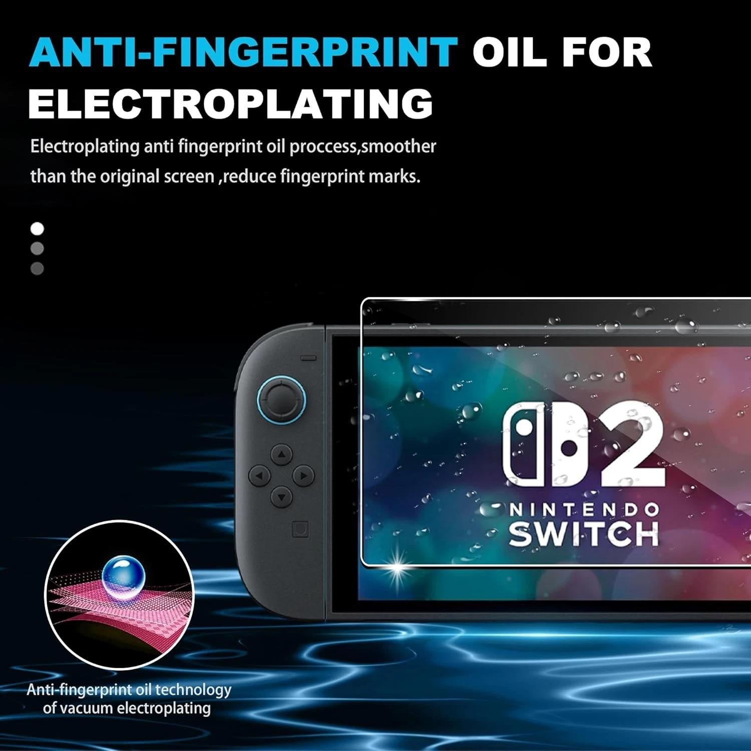 for Ns/nintendo Switch 2 Screen Protector-hd Tempered Ns 2-3 Pack
