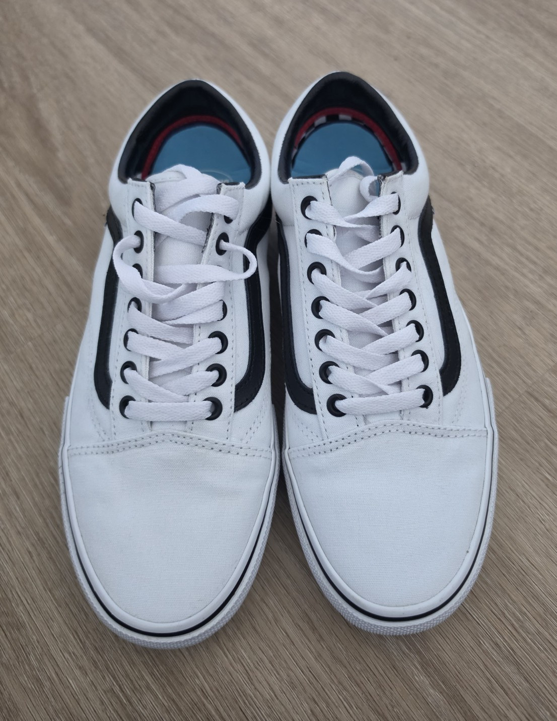 Vans White Skateboarding Shoes Men's US Size 5 Medium Width Off The Wall