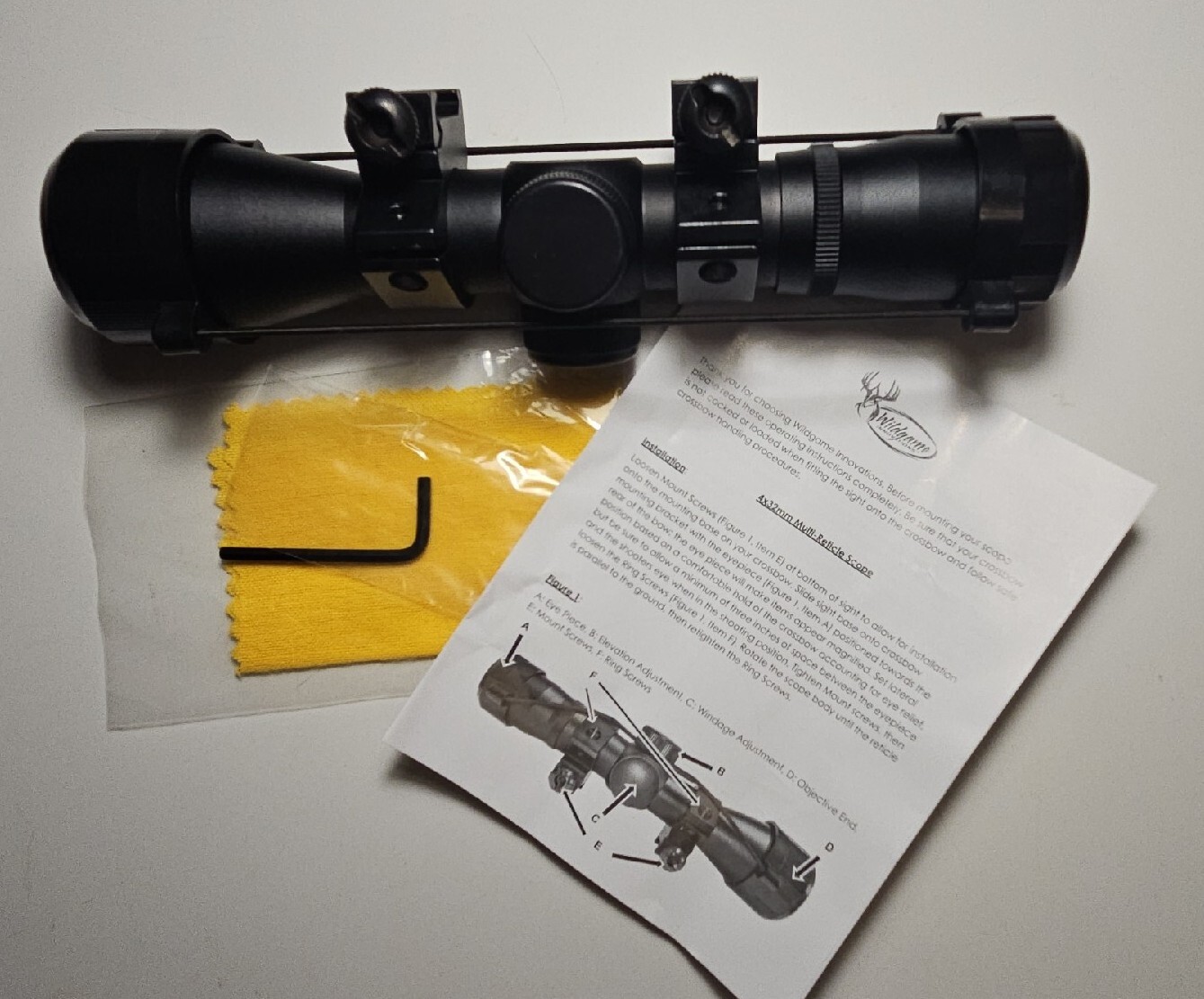 wildgame innovations 4x32mm multi-reticle scope