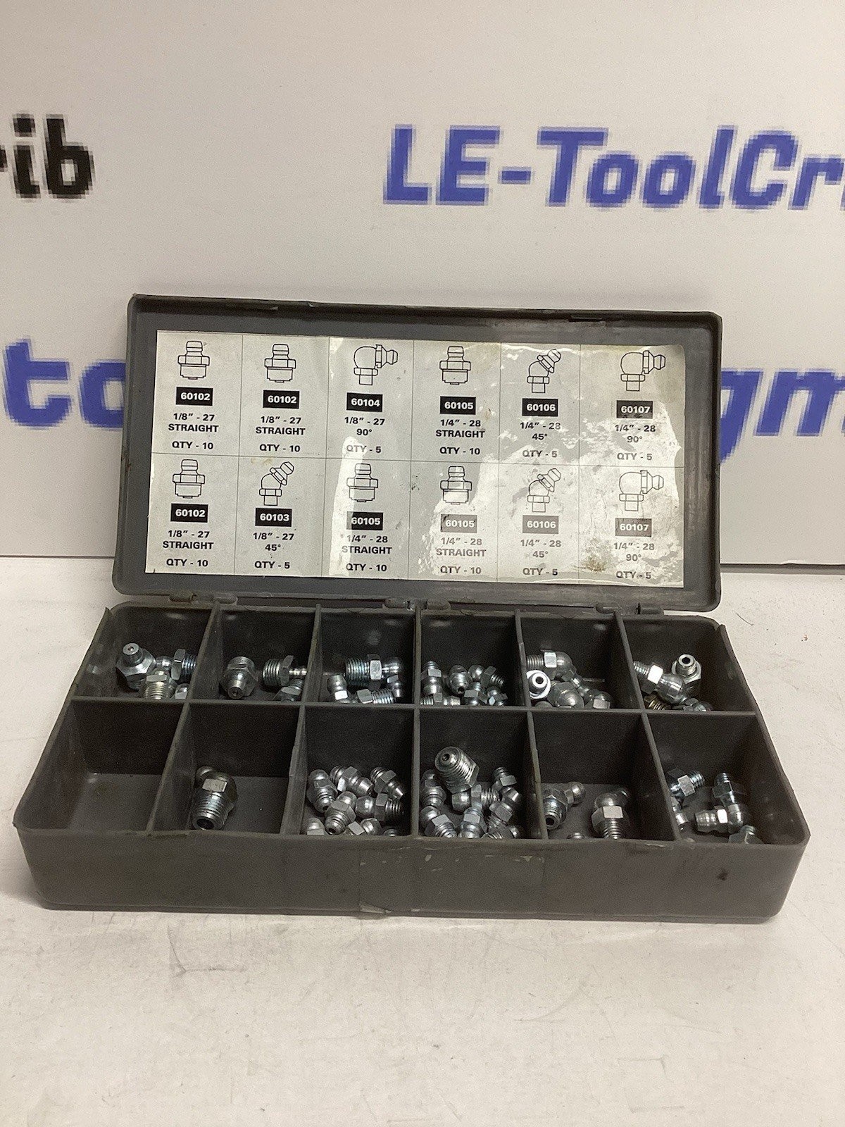 DYNAFLO GREASE FITTING ASSORTMENT KIT 99112 H-287 (NOT A FULL SET 60P)