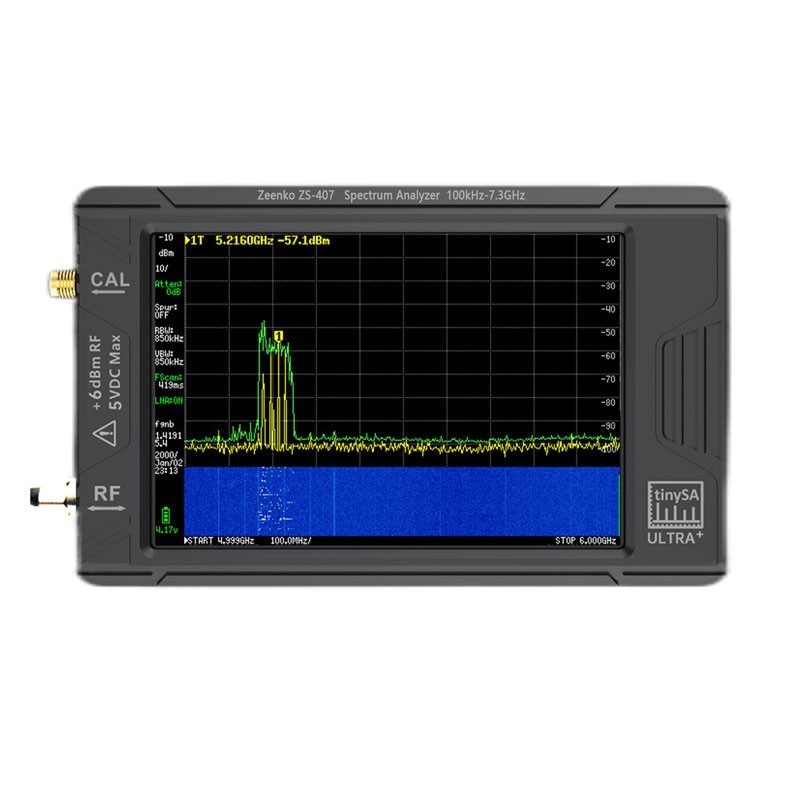 ZS-407 100K-7.3GHz Hand held tiny Spectrum analyzer tinySA ULTRA PLUS