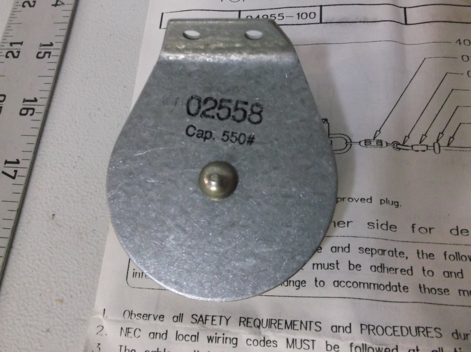 REES, 04955-200, CABLE OPERATED SWITCH, 2NO, 2NC