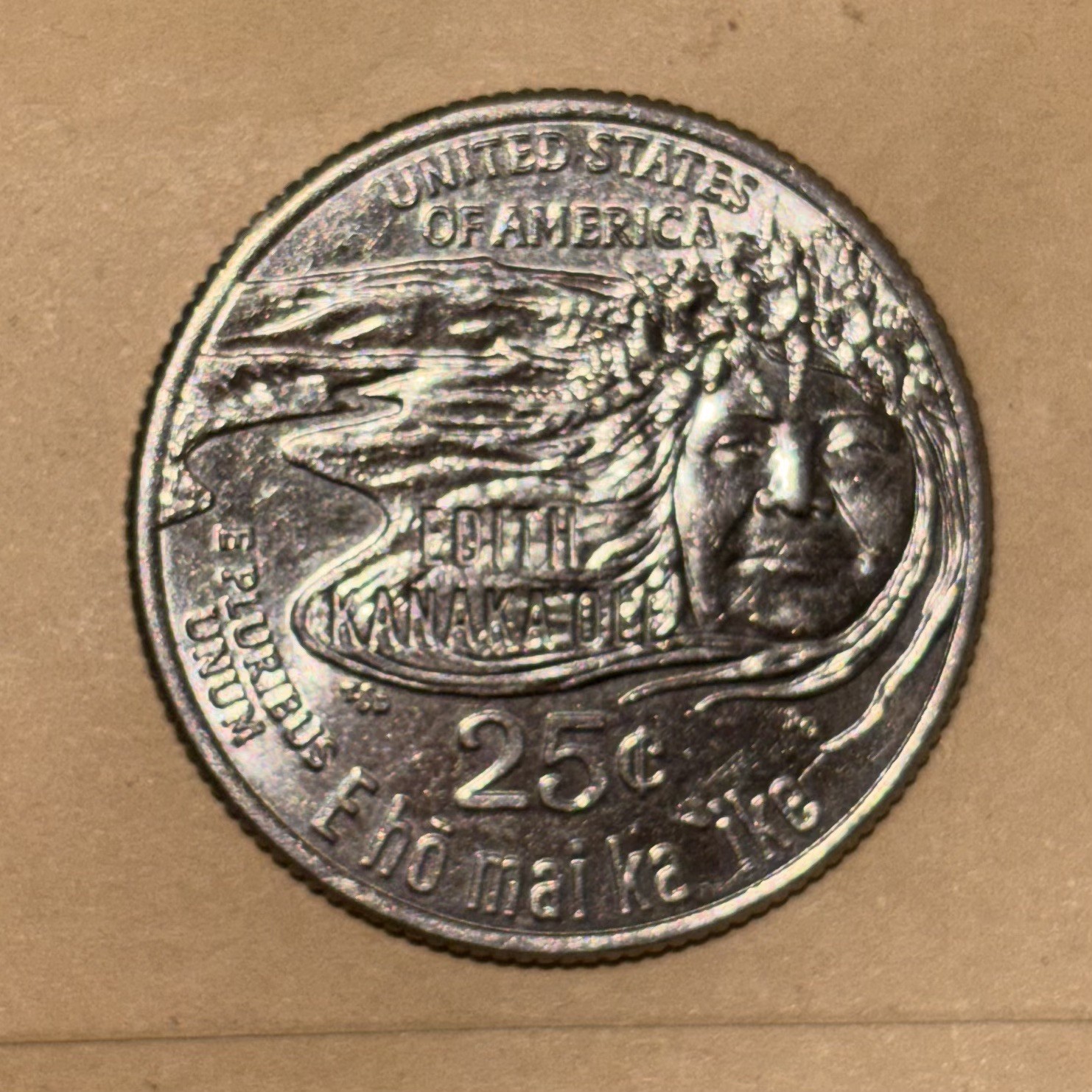 RARE 2023 D Edith Kanaka'Ole Quarter- In Cod We Trust Error