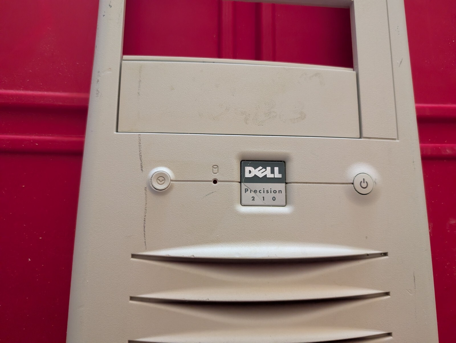 Vintage Dell Precision 210 Pentium II Computer tower faceplate