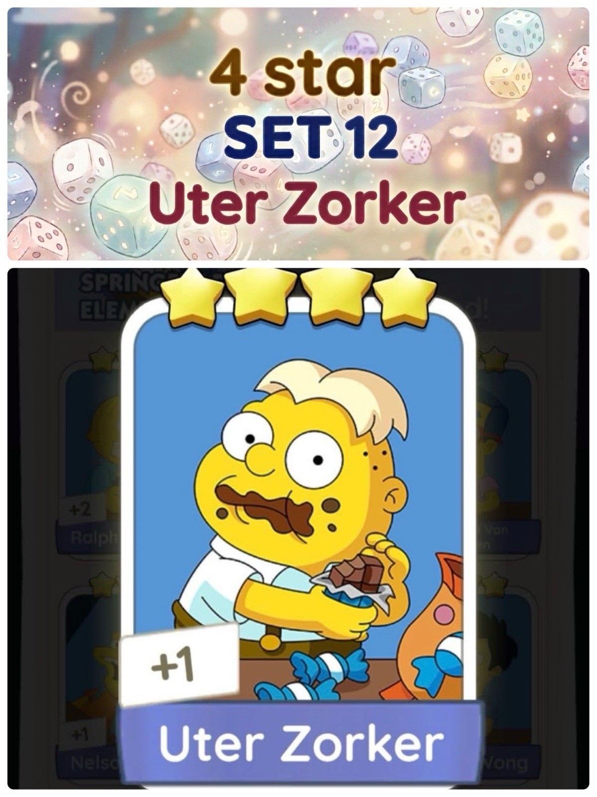 Uter Zorker - 4 Star - Set 12 Monopoly go