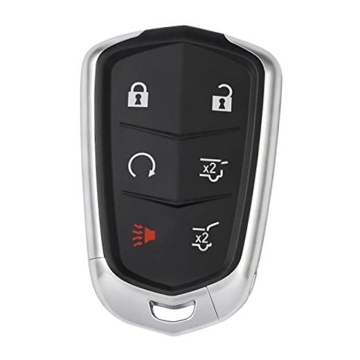Button Smart Key Fob Replacement, Keyless Entry Proximity Remote with chips 5