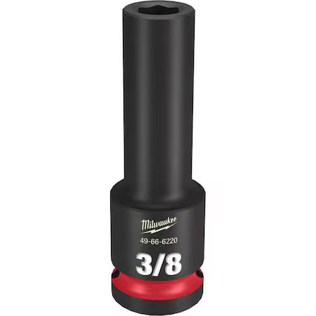 Milwaukee Tool 49-66-6220 3/8 In. Shockwave Impact Duty 1/2 In. Drive Deep Well