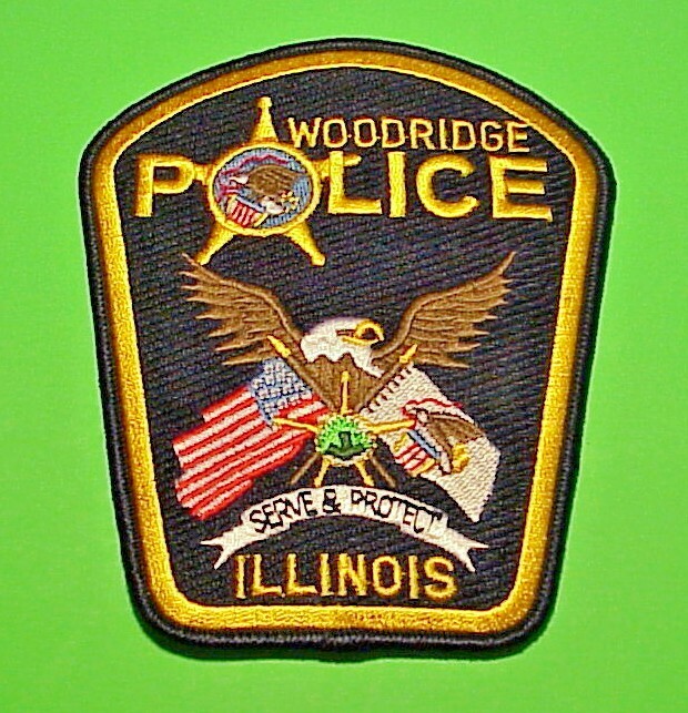 WOODRIDGE ILLINOIS IL " SERVE & PROTECT " 4 3/4"  POLICE PATCH  FREE SHIPPING!!!