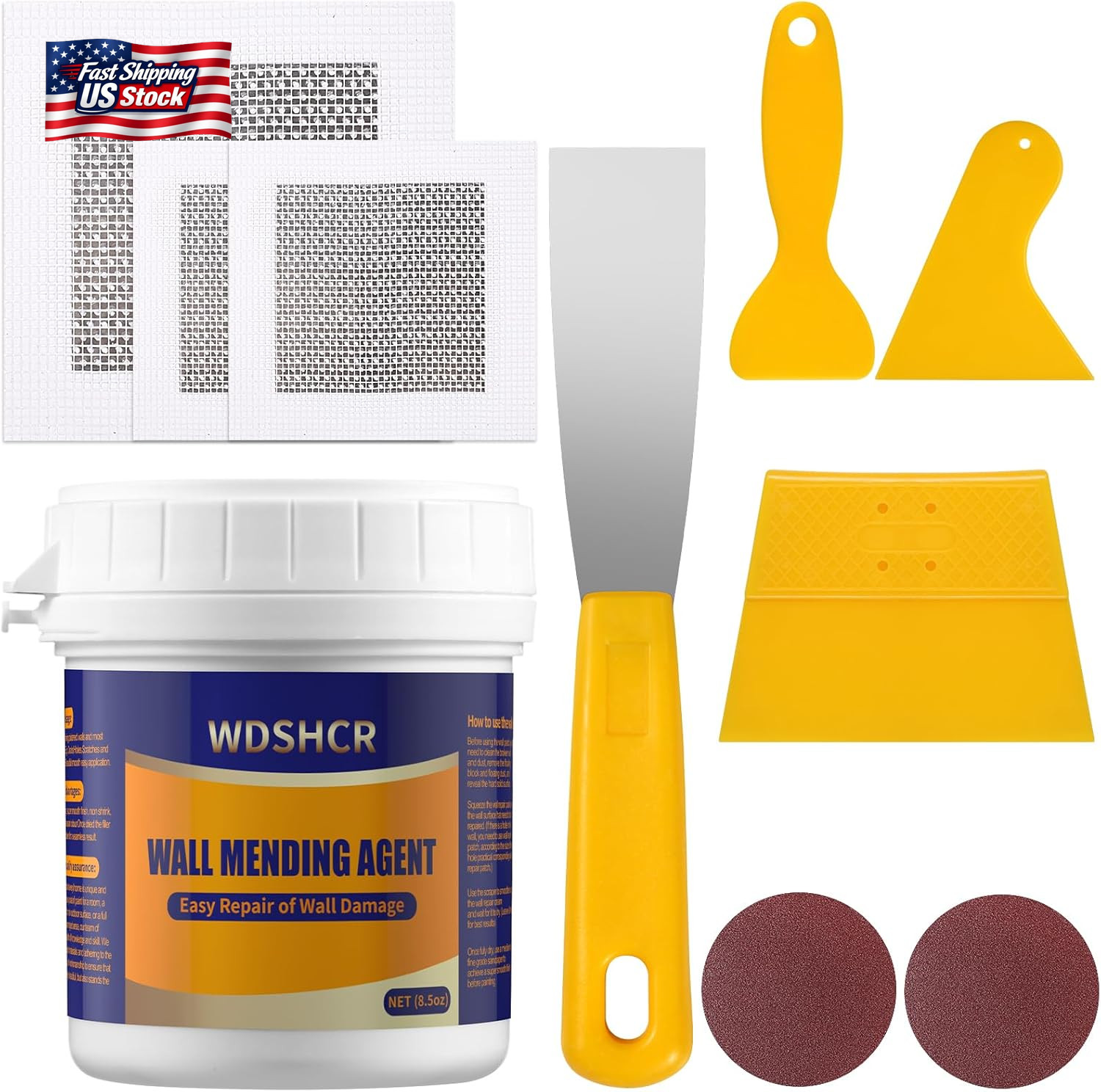 Drywall Repair Kit Drywall Hole Repair Patch Kits Wall Spackle Repair Paste with