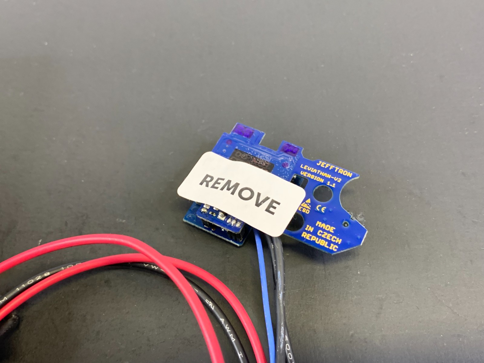 JeffTron Leviathan Airsoft Drop-In Programmable MOSFET Module V2 WIRED TO STOCK