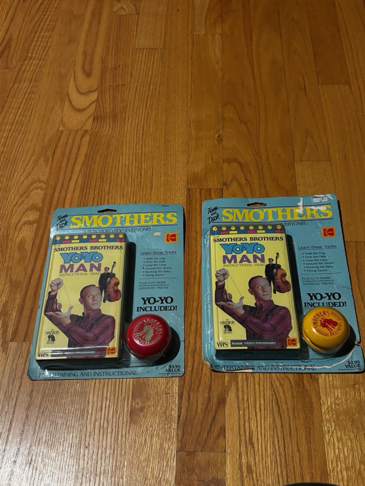 Two Vintage Smothers Brothers Yo-Yo Man VHS 1988 Kodak SEALED