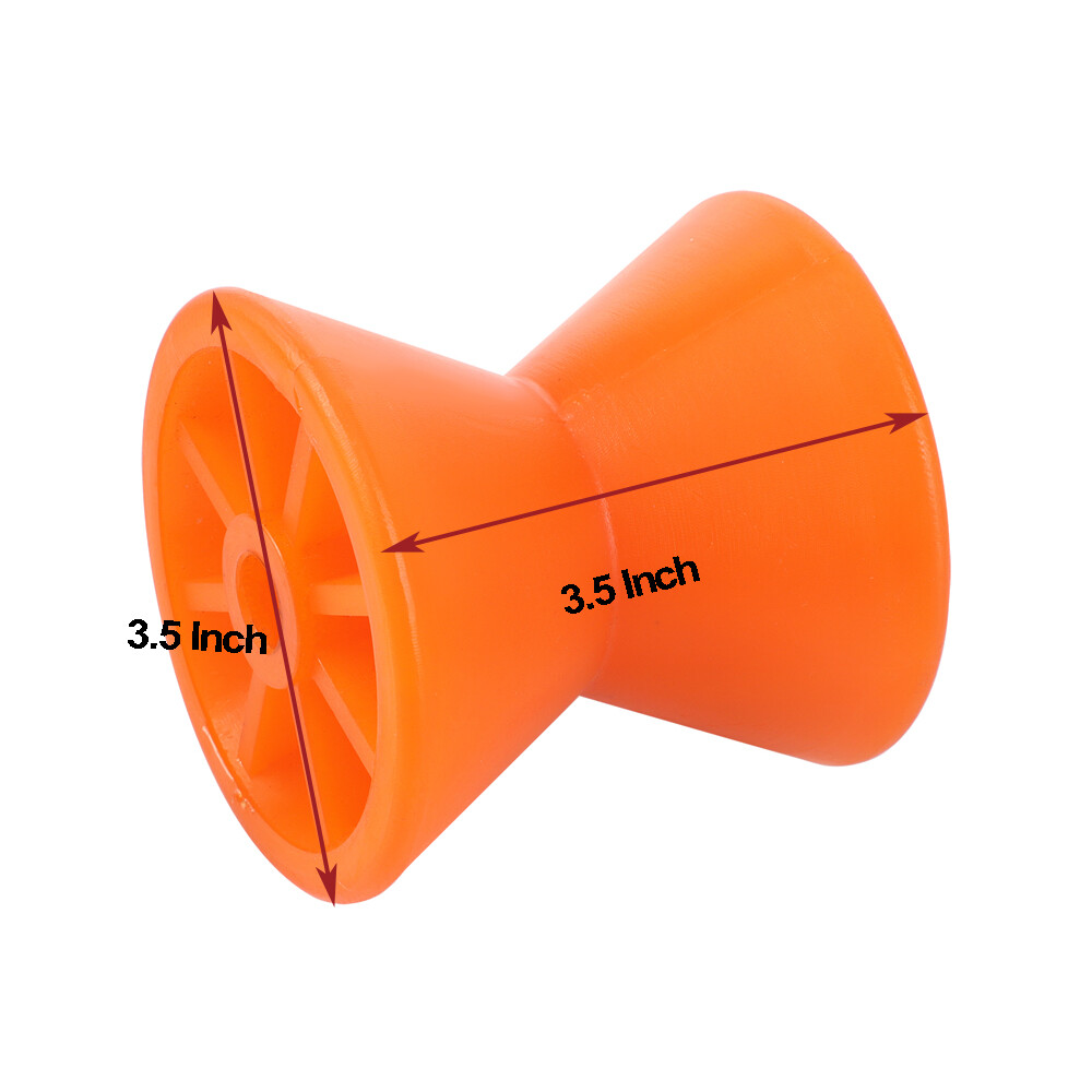 Boat Trailers 3.5" For Shoreland'r Polyurethane Bow Roller With Bells Bolt