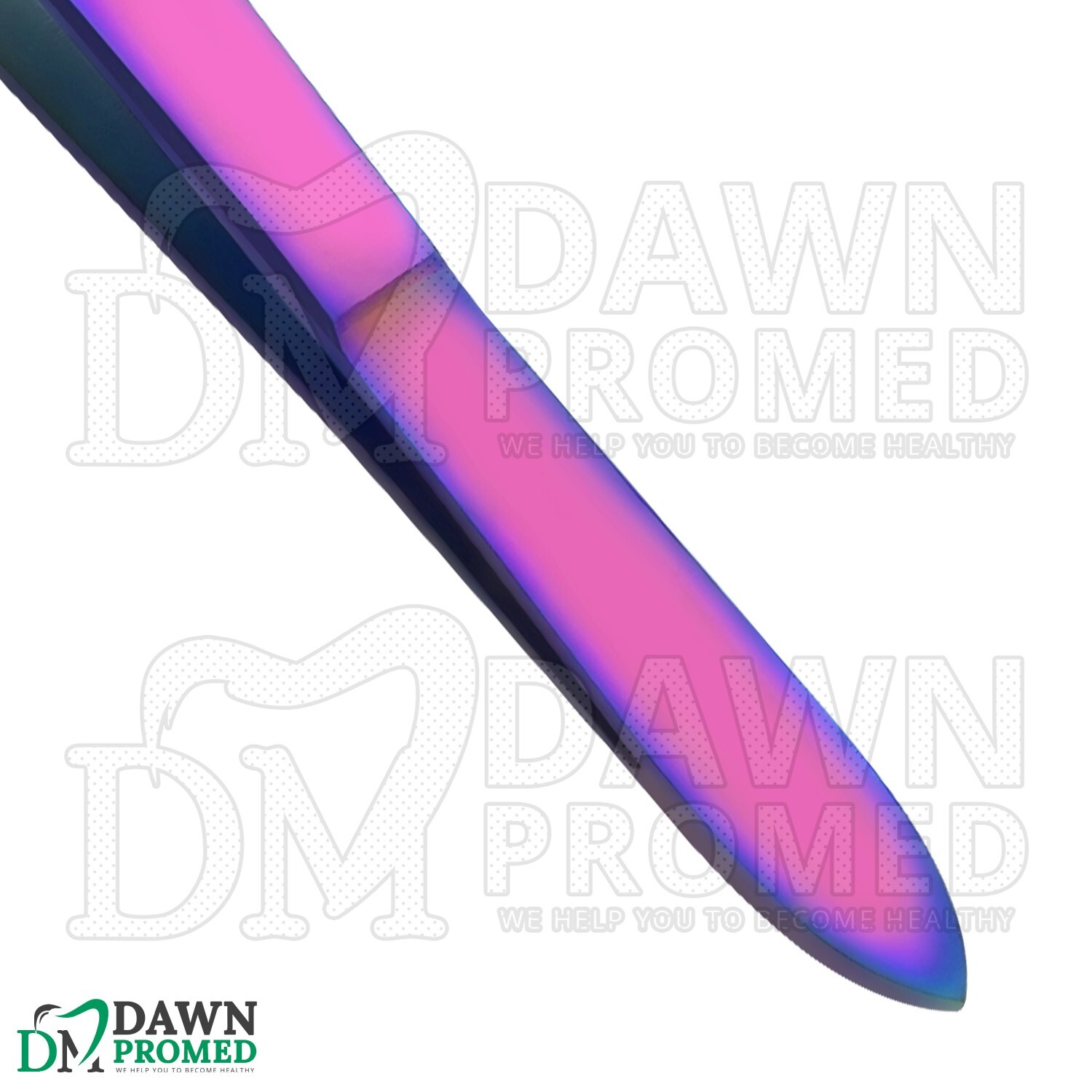 3 Pcs Multi Titanium Rainbow Iris Forceps 4" Serrated Straight Ophthalmic Set