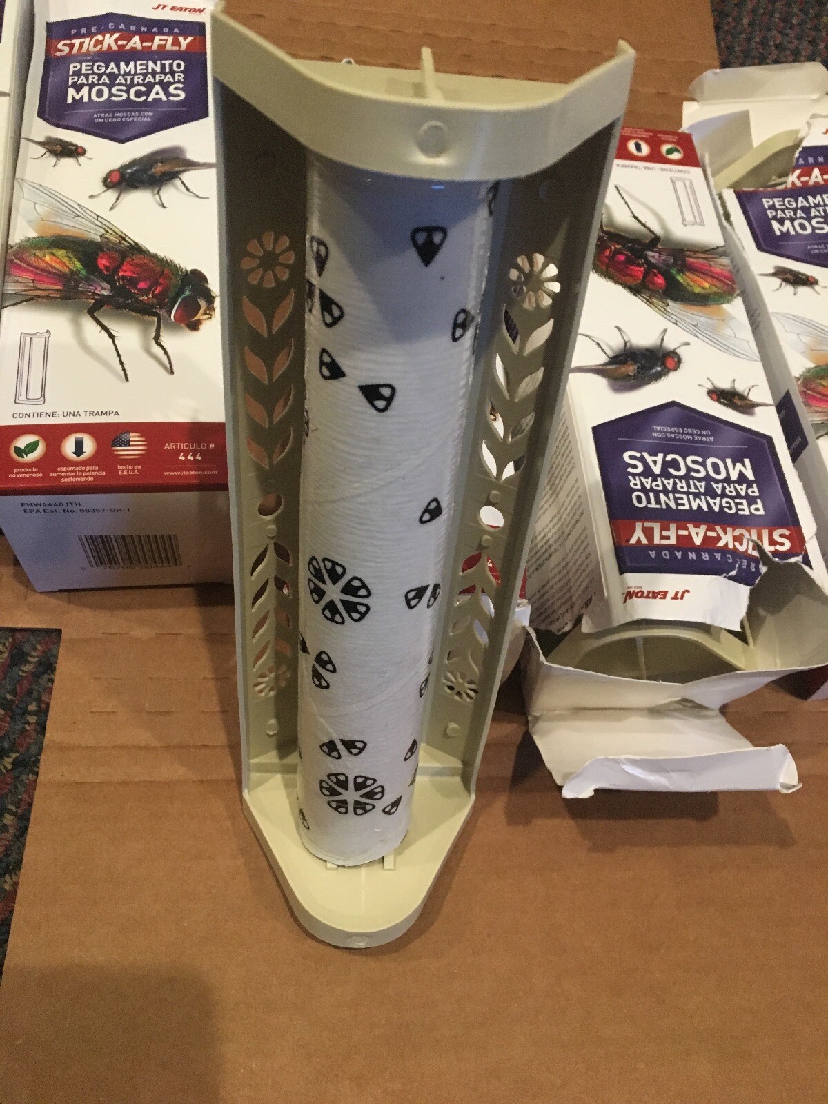 Eaton Stick-A-Fly Fly Trap Lot Of 6 Pk