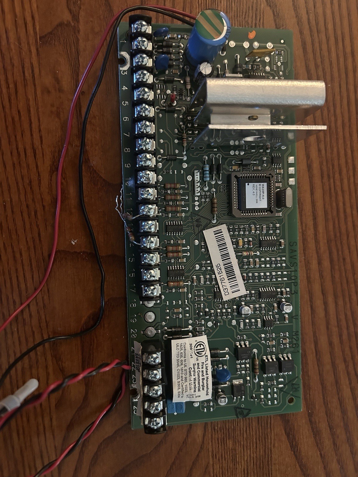Honeywell SAVS10P3 Vista 10P Alarm Control Board WA10PSIA- Rev 4