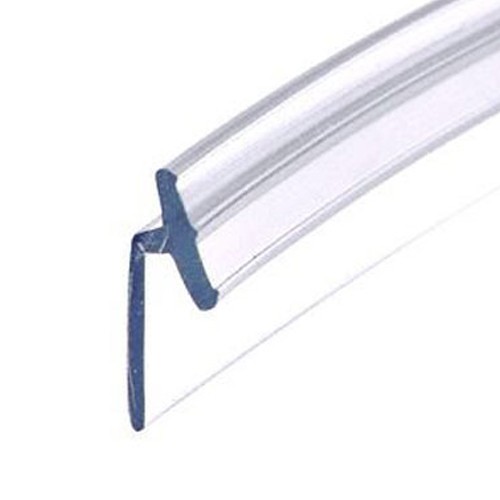 CRL Clear PVC Vinyl T Seal 5/16" W x 7/16" H for Frameless Hinged Shower Door