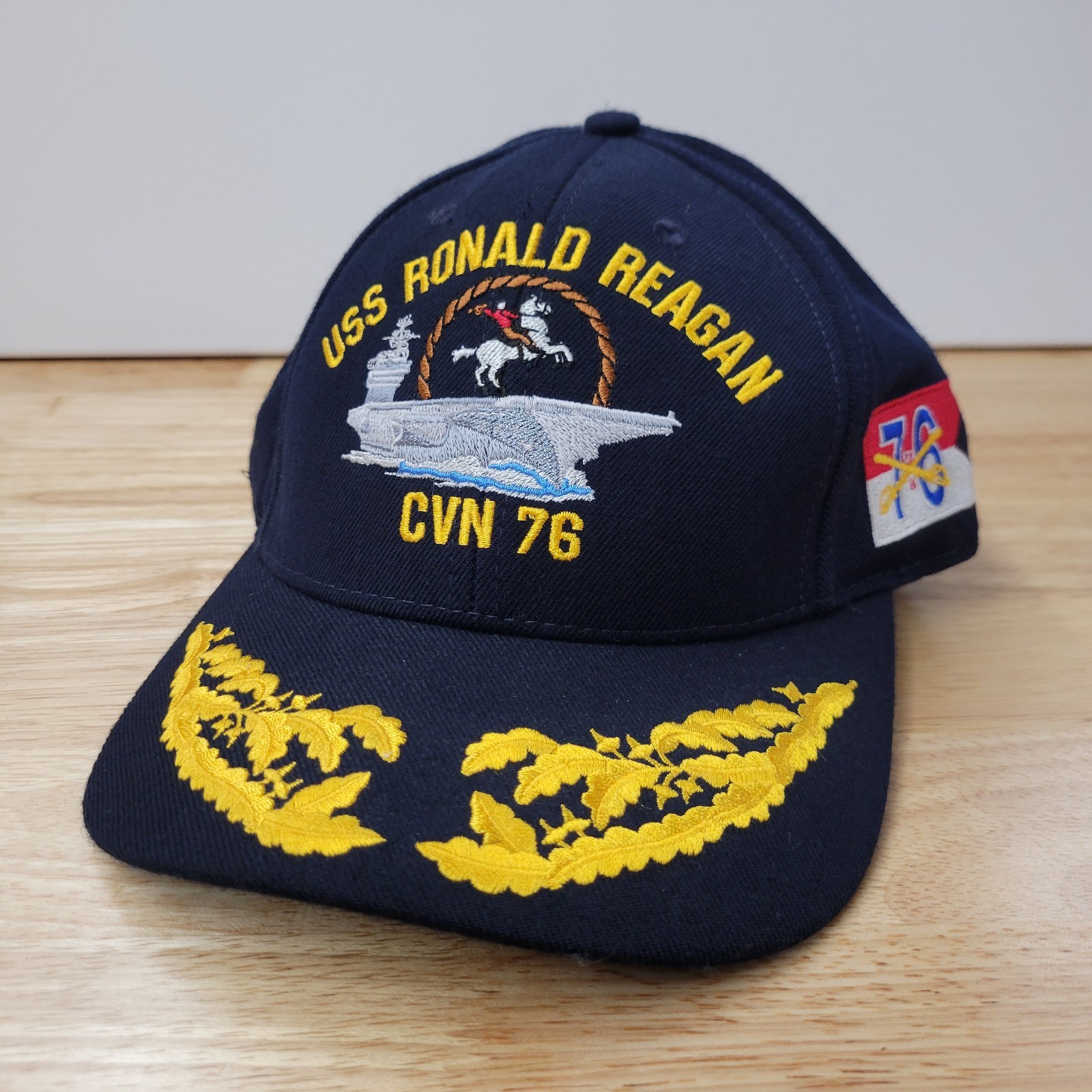 USS Ronald Reagan CVN 76 Senior Officer Command Hat Scrambled Eggs The Corps USA