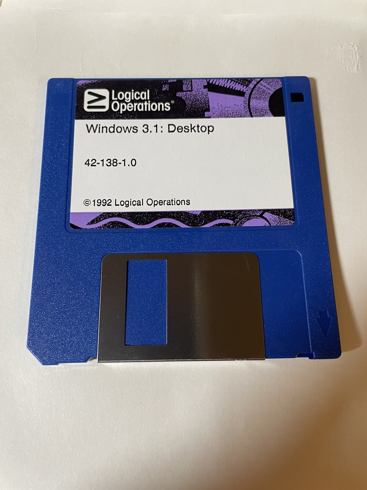 Windows 3.1 Desktop Student Manual Software Disk 1993 Logical Operations PC