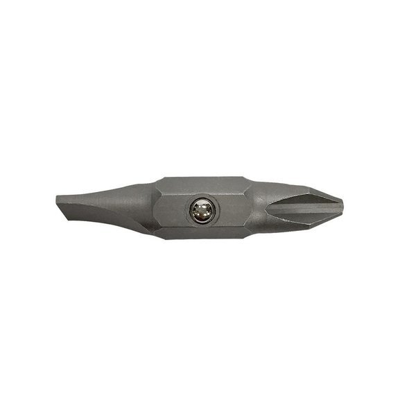 Klein Tools 32483 Bit #2 Phillips 1/4" Slotted, 2Pk