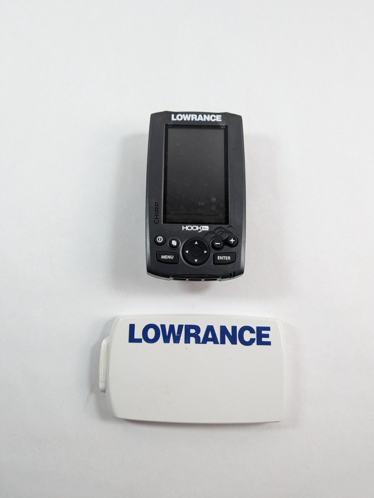 Lowrance Hook 4x Fish Finder Display Head Unit and Cover Only Tested