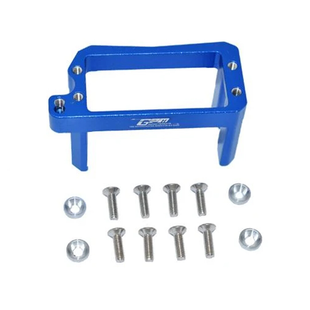 NEW GPM Racing Aluminum Servo Mount Blue : Losi 1/10 Lasernut U4
