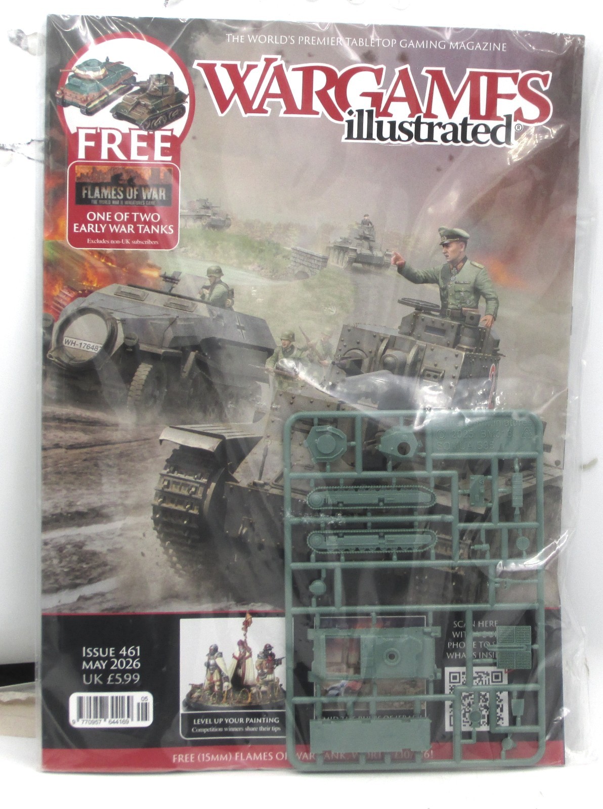 Wargames Illustrated Issue 461 (May 2026) Magazine + FOW French Somua 35 Frame