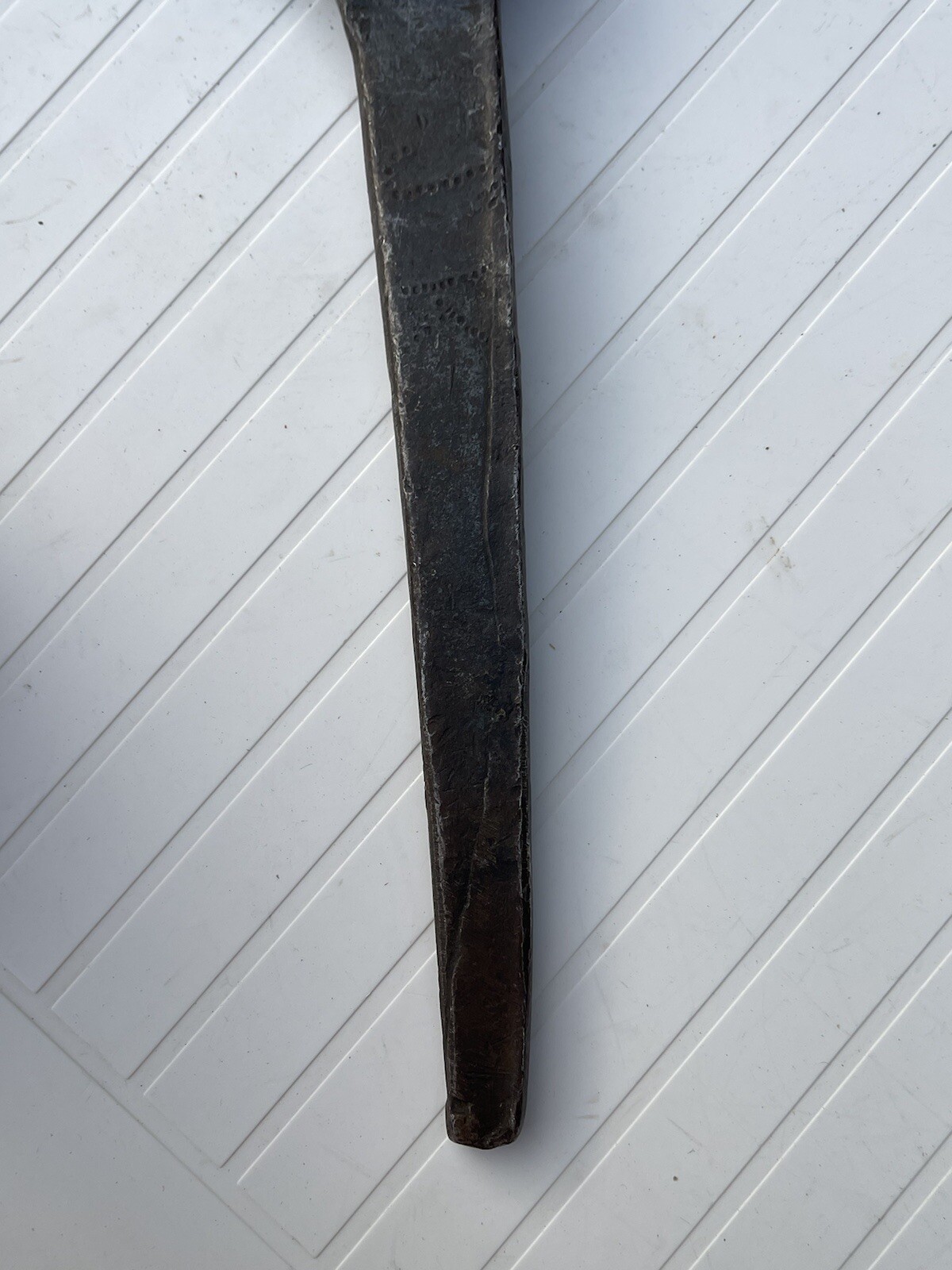 Antique Hand Forged Tools 15” Adjustable Hook Spanner Wrench Steampunk.