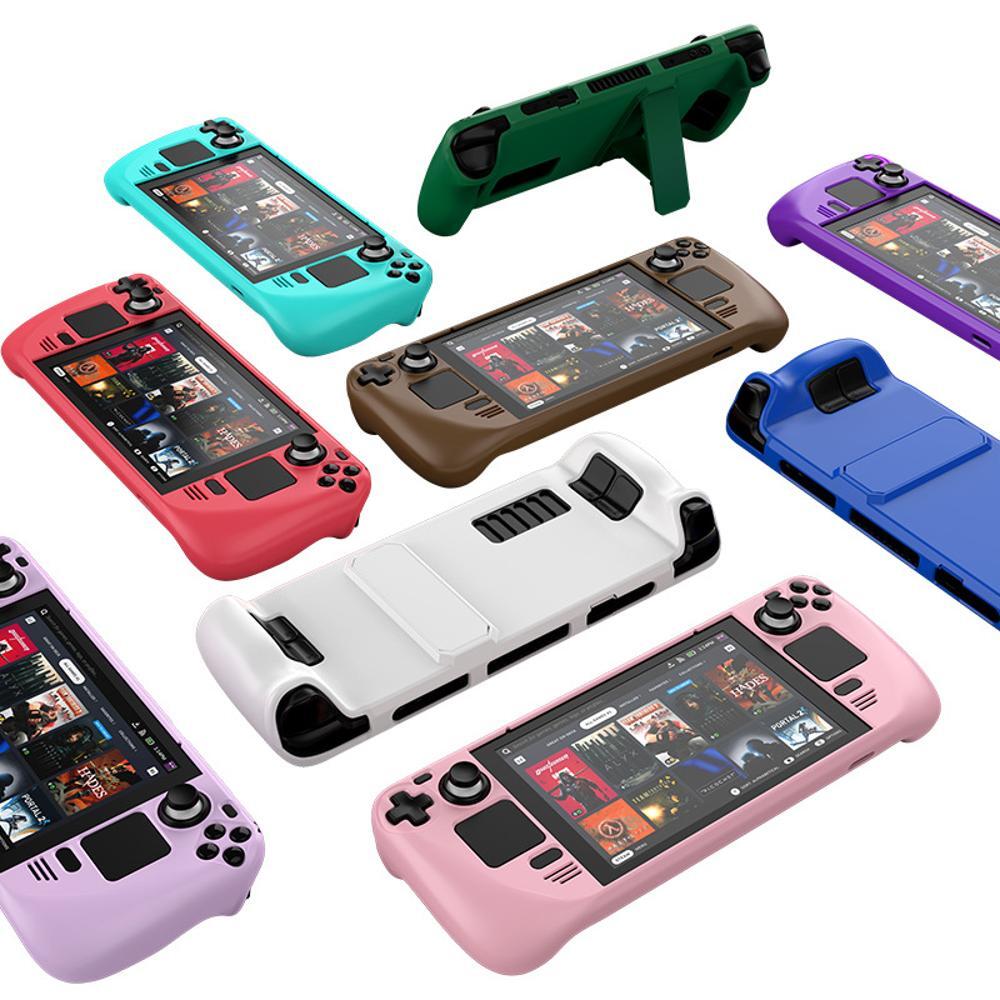 Protective Case For Steam Deck/Oled PC Material Case w/Stand Skin-friendly Feel
