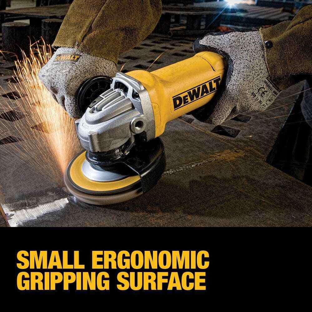DEWALT 11 Amp Corded 4.5 in. Small Angle Grinder