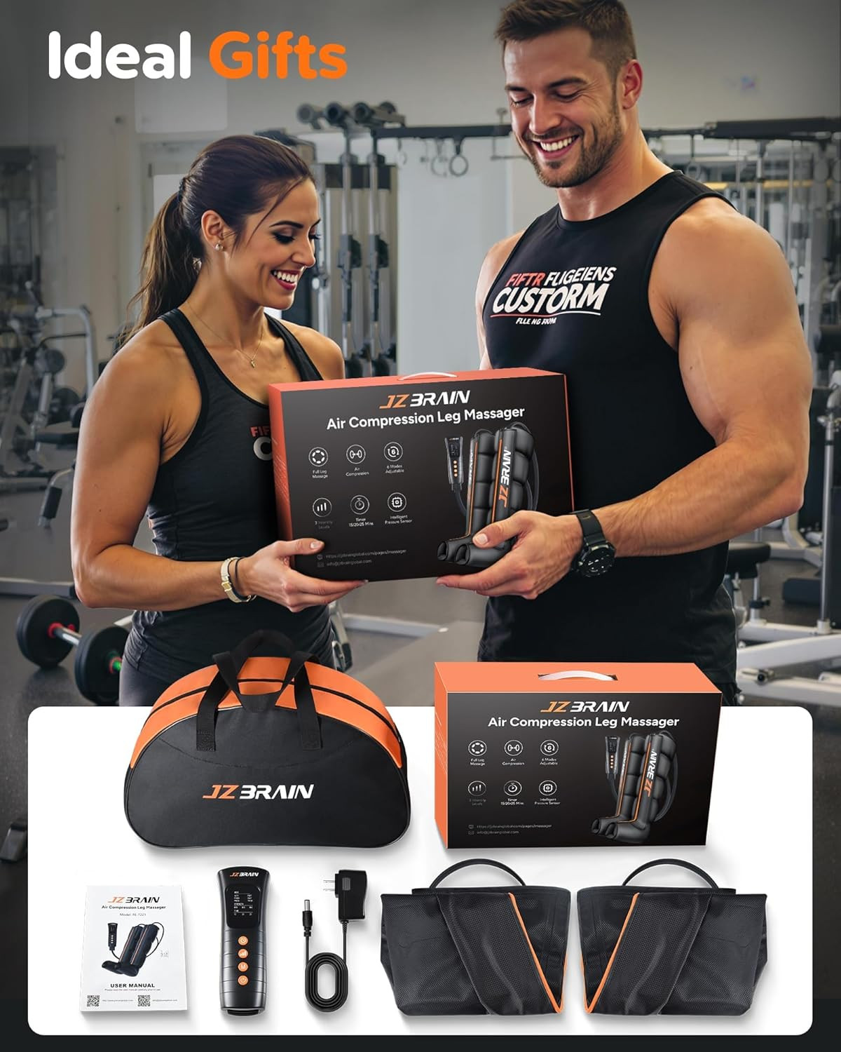 Sequential Air Compression Recovery System : Professional Full Leg Compression B