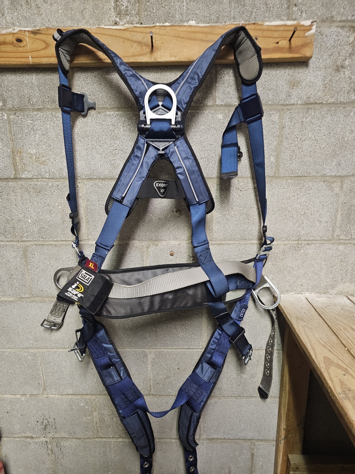 3M DBI-SALA EXOFIT XP XL FULL BODY HARNESS FALL PROTECTION 1110178 XXL BELT