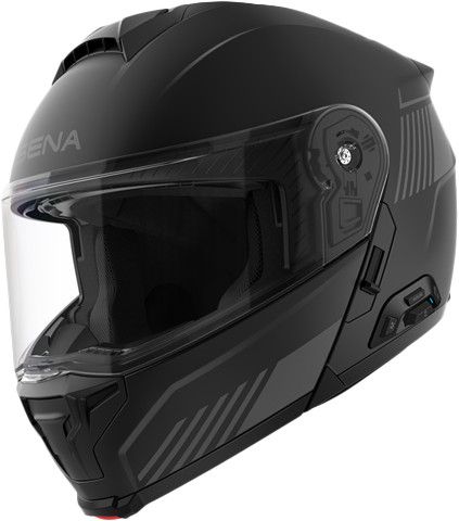 SENA SPECTER Modular Flip-Up Smart Communication Helmet Matte Black Large