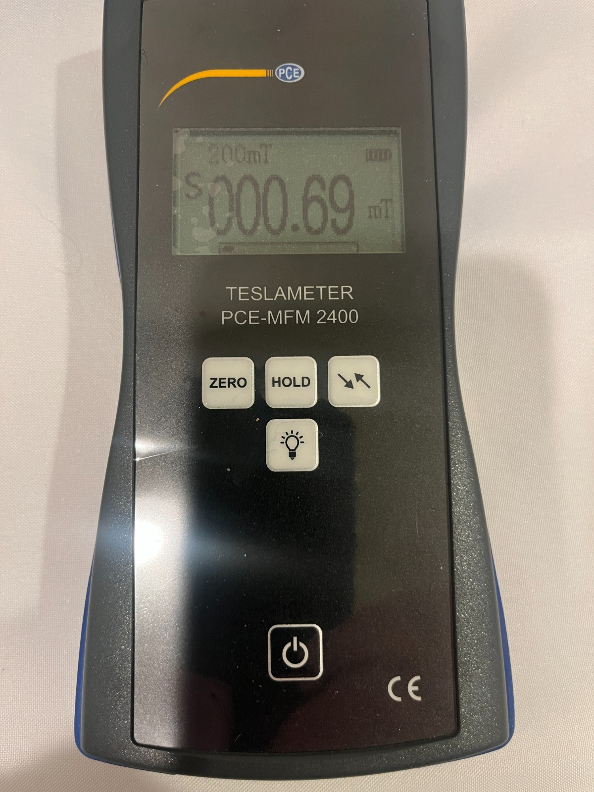 Tesla Meter PCE MFM 2400 Magnetometer Field Detector Analyzer Electromagntic