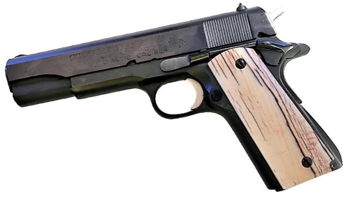 1911 Colt & Clones Custom Grips Slim Line Full Size Faux Ivory